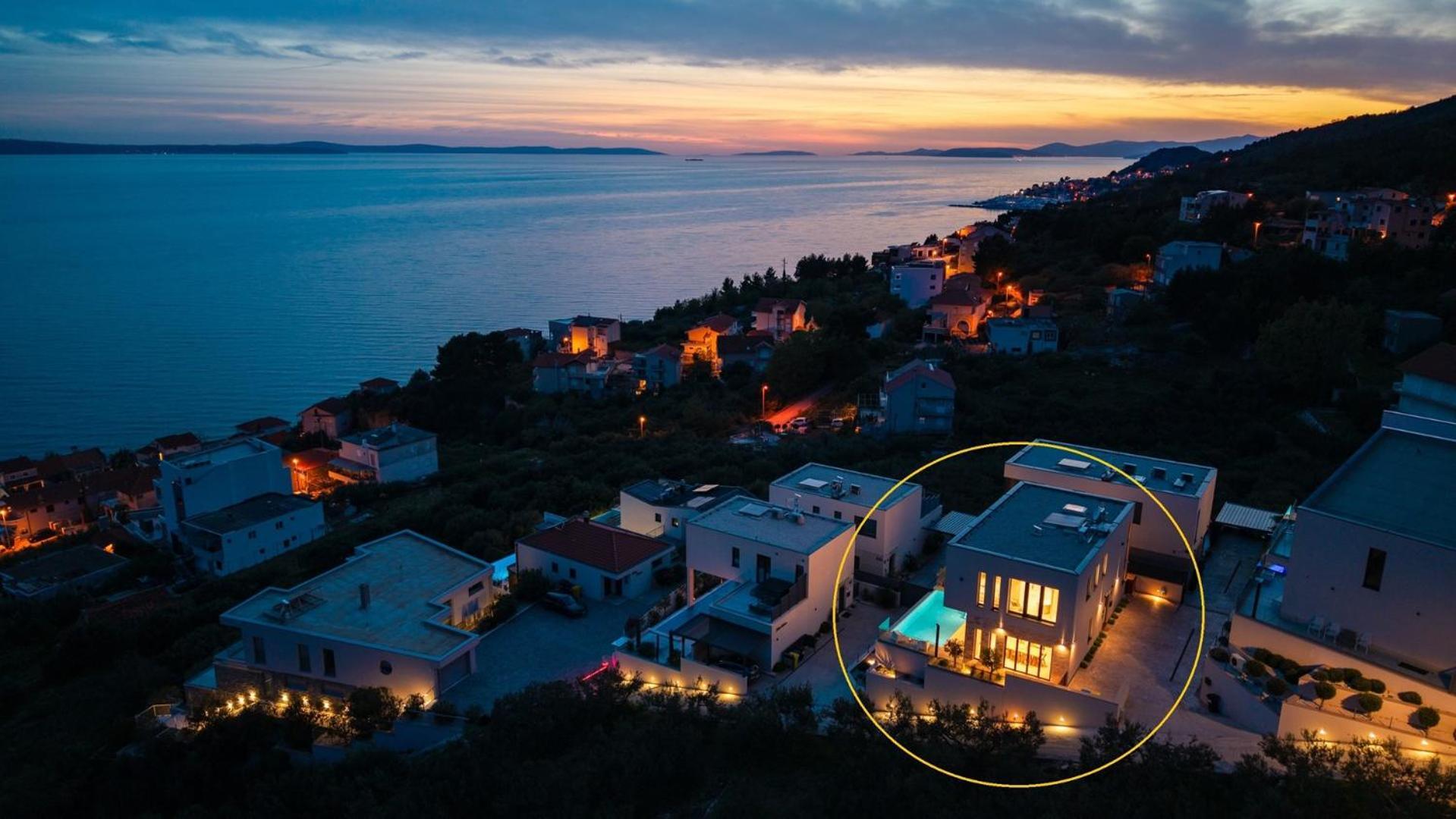 New! Ocean View Villa Йесенице Екстериор снимка