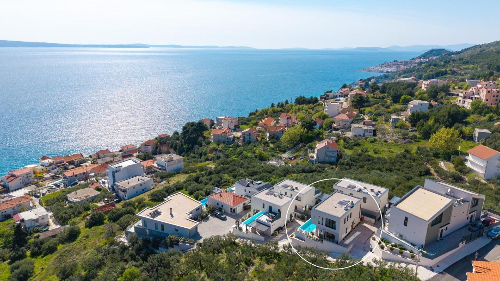 New! Ocean View Villa Йесенице Екстериор снимка