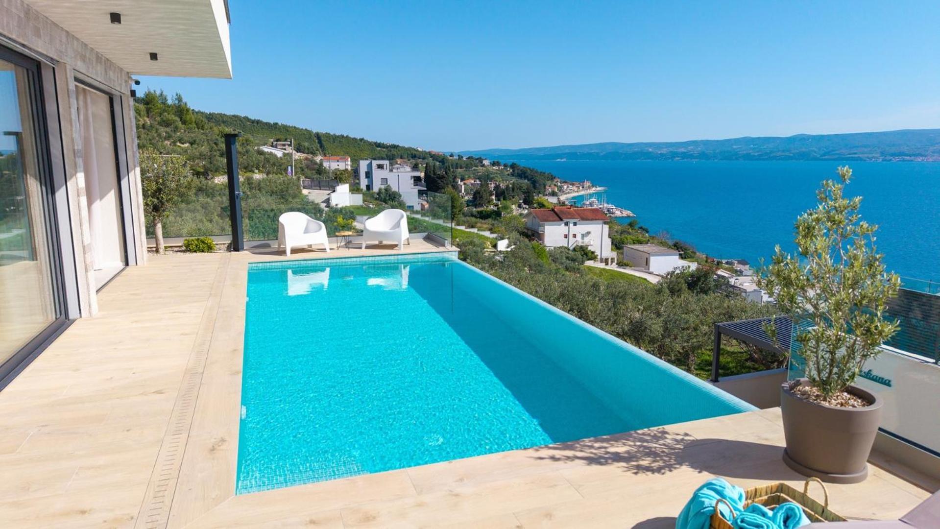 New! Ocean View Villa Йесенице Екстериор снимка