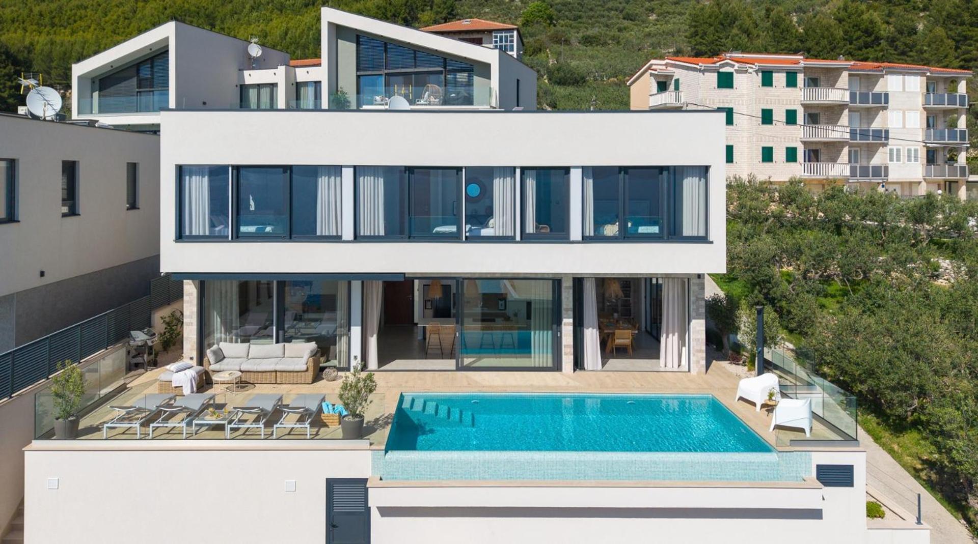 New! Ocean View Villa Йесенице Екстериор снимка